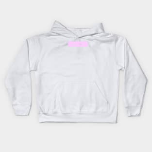 he / him - pink Kids Hoodie